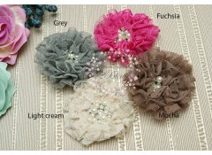 LACEY Flower, 9cm, Pack of 2